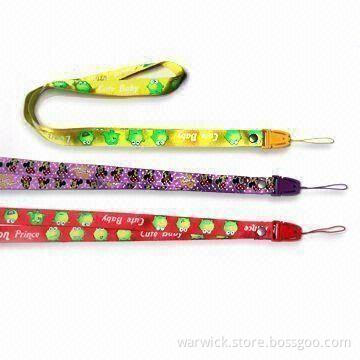 Dog Clip/Safety Break Lanyards, Available in Various Widths and Lengths, Made of Polyeste